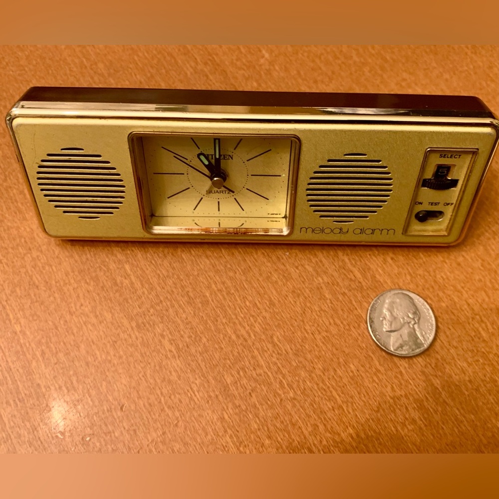 Citizen Portable Melody Alarm Clock 1970s
MCM VINTAGE
